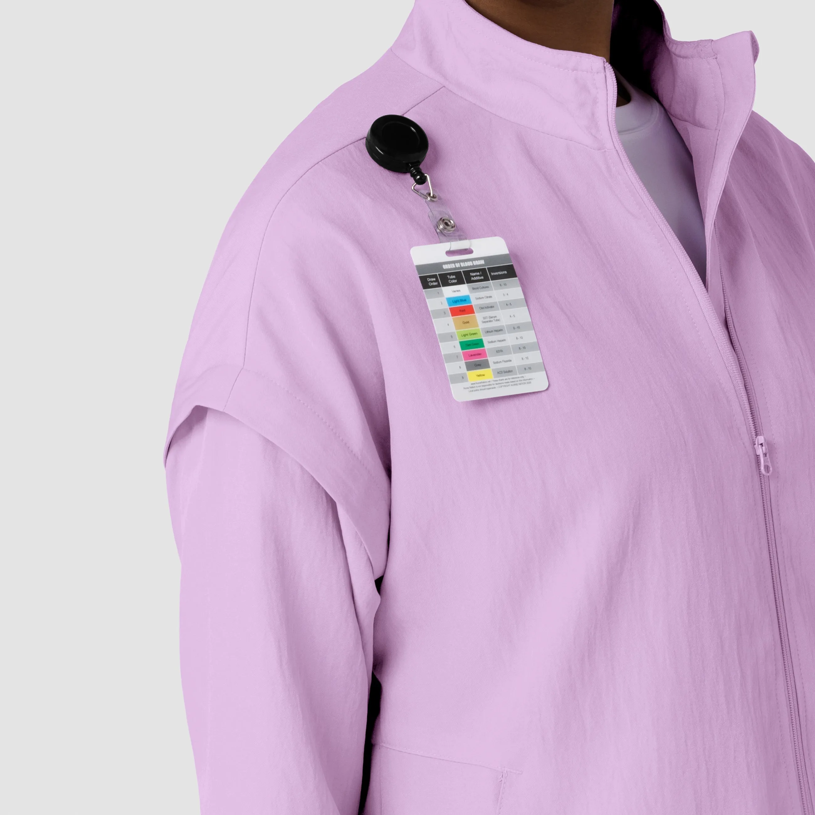 Women’s BreezeBreaker Scrub Jacket - Light Orchid