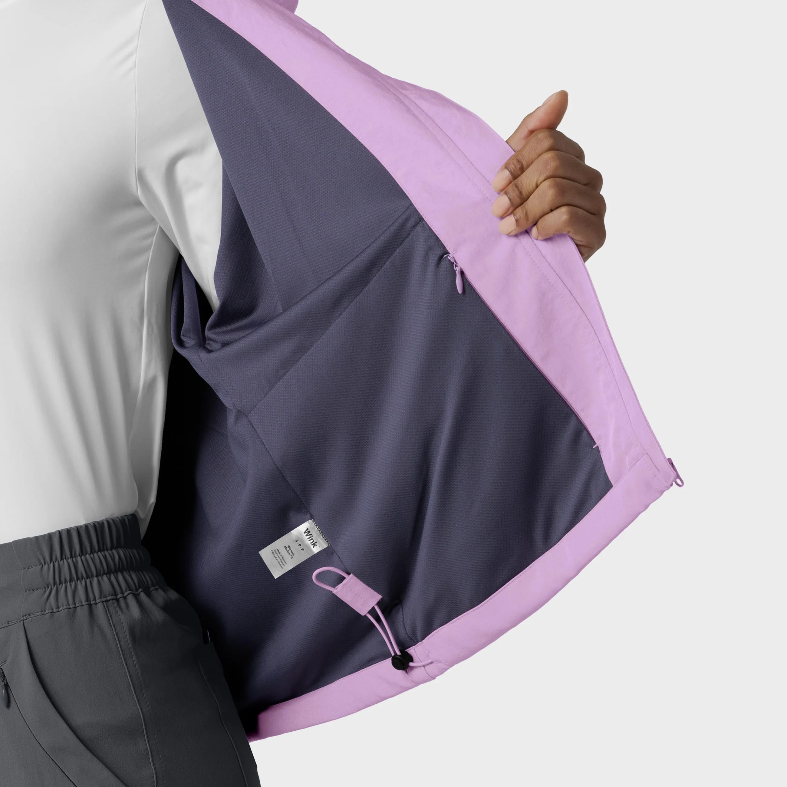 Women’s BreezeBreaker Scrub Jacket - Light Orchid